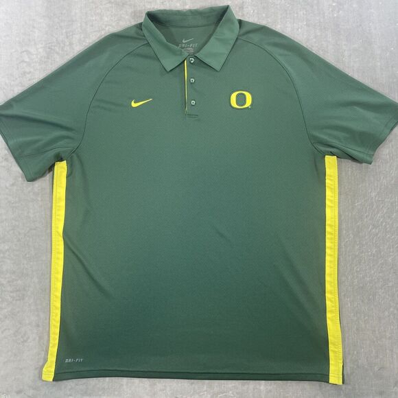 Nike Oregon Ducks Mens XXL NCAA Golf Polo - Picture 1 of 7